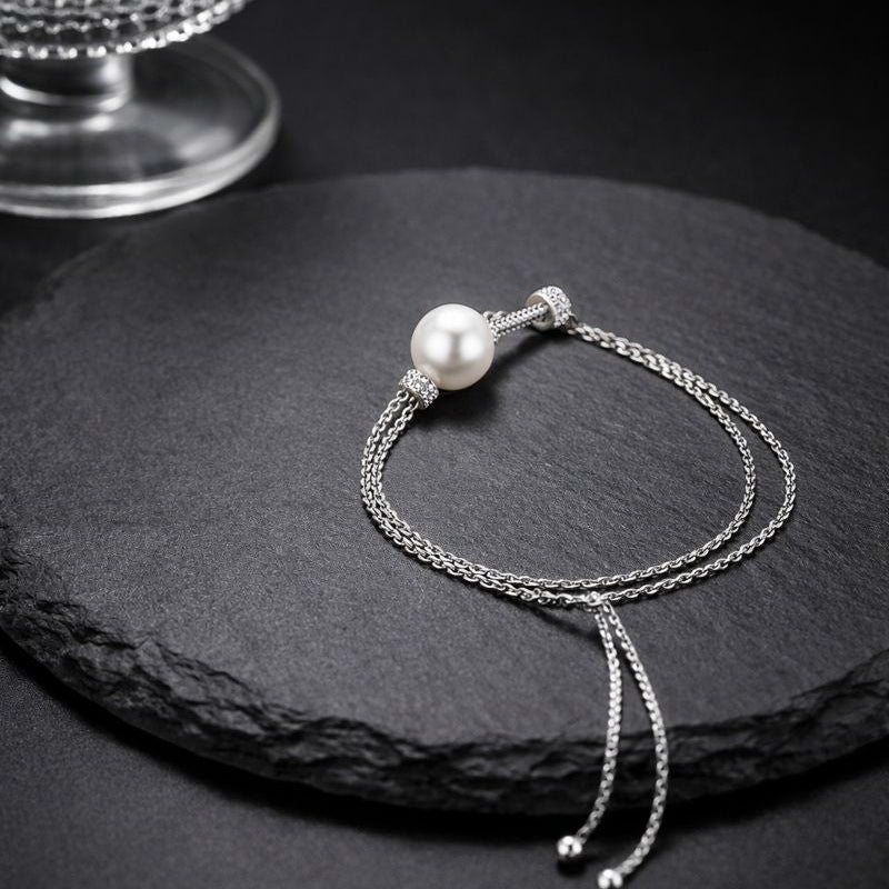 Pearl Shine Bracelets  | Silver 925 | Rhodium Polish